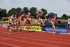 Womens 3000 metres steeplechase at the Sainsbury's British Championships, Birmingham.